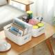 Desktop storage box Household snack storage basket Decorative cosmetics drawer Plastic storage box Kitchen finishing box 1