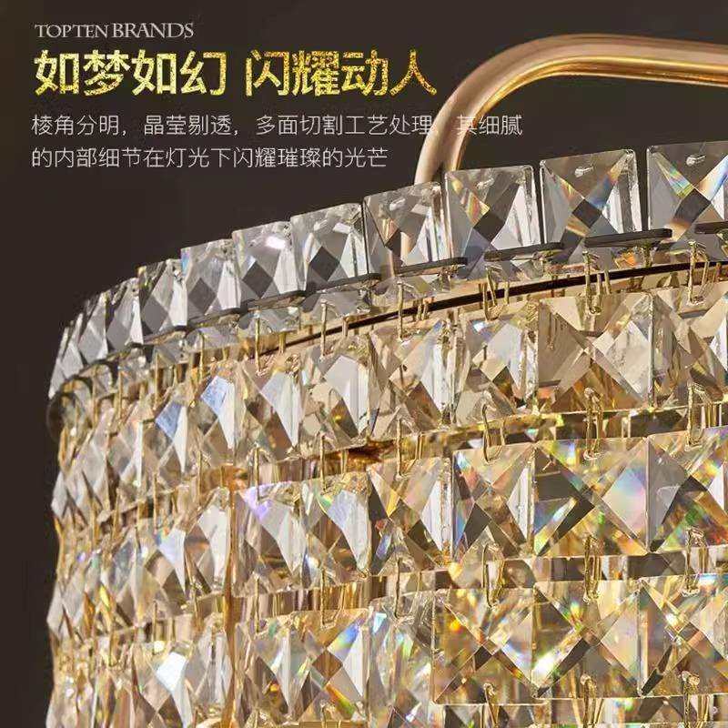 悦已新款网红高级感客厅吊灯欧式主卧室灯圆形餐厅灯轻奢水晶灯具,淘宝优惠券,粉丝福利购,淘宝优惠卷