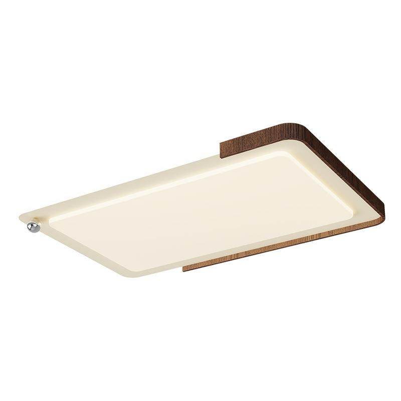 中古风客厅吸顶灯法式复古卧室灯高级感胡桃木色全光谱护眼主卧灯,淘宝优惠券,粉丝福利购,淘宝优惠卷