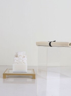 新中式印章玉玺展示柜摆件样板房展厅书房办O公桌桌面家居软装饰