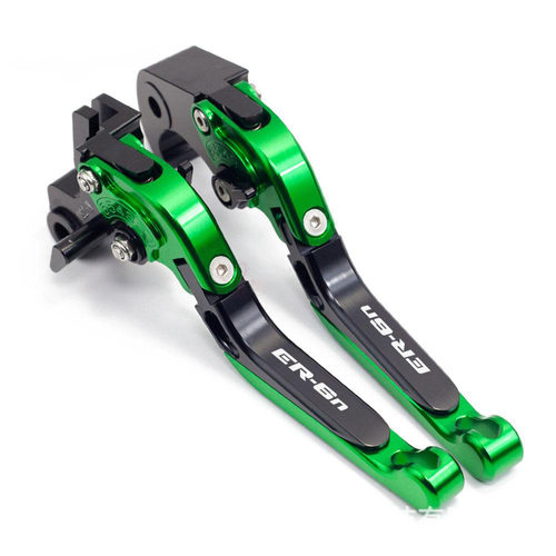 NINJA650R/ER-6F/ER-6N摩托车CNC伸缩折叠刹车离合手柄拉杆牛角 - 图1