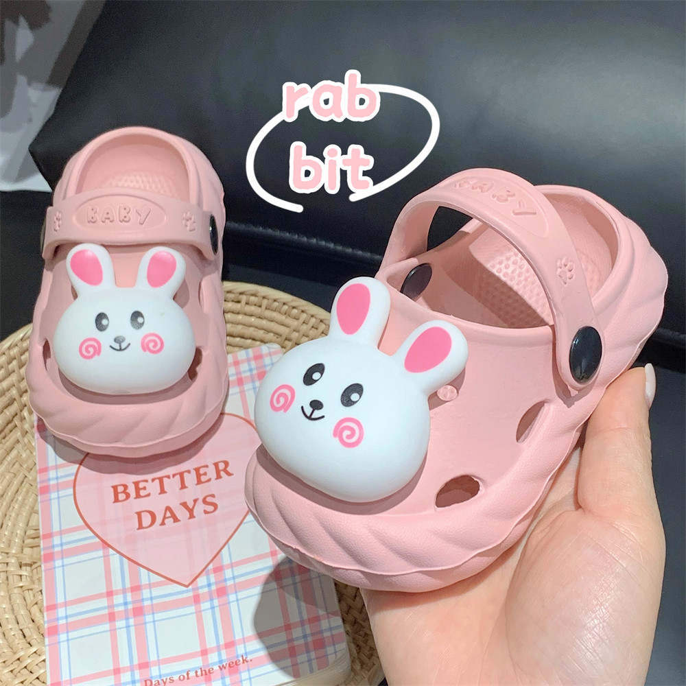 细细条 儿童少女心夏新款包头凉拖可爱兔子女童宝宝eva外穿洞洞鞋,淘宝优惠券,粉丝福利购,淘宝优惠卷