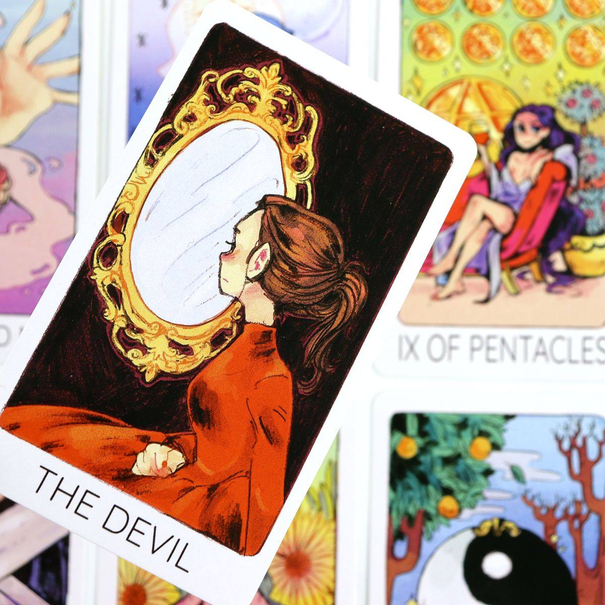 灵眼塔牌 78张 Britts Third Eye 铁盒烫金 带英文小册子10.3*6cm,淘宝优惠券,粉丝福利购,淘宝优惠卷