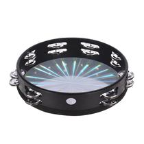 Laser double-row hand bells drummer drummer Orff instrumental dance performance Hand drum Early teaching Primary school Music teaching aids