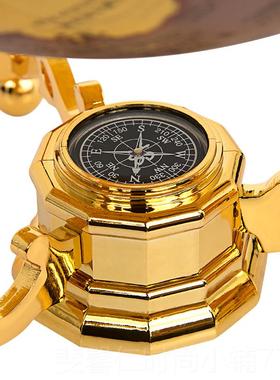 新品高档欧地球仪复古书房办室桌面仿摆件送领导工艺公品古开业礼