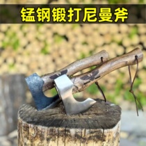 Manganèse Steel Forged Beating Nemanax Outdoor Camping Chop pour couper du bois et couper du bois