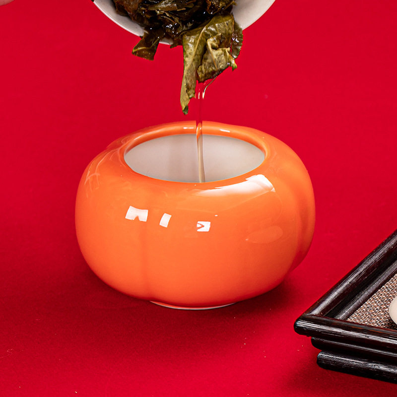 柿柿如意柿子陶瓷茶叶罐喜糖礼盒结婚寿宴伴手礼实用摆件,淘宝优惠券,粉丝福利购,淘宝优惠卷