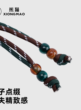 熊猫钥匙扣时尚徒步挂件轻巧便携