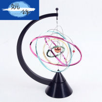 Home Brocade Office Furniture Swing Piece Chaos Perpetual Motion Wobbler Minimalist Modern Home Ornament Five Rings Solar System Pendulum