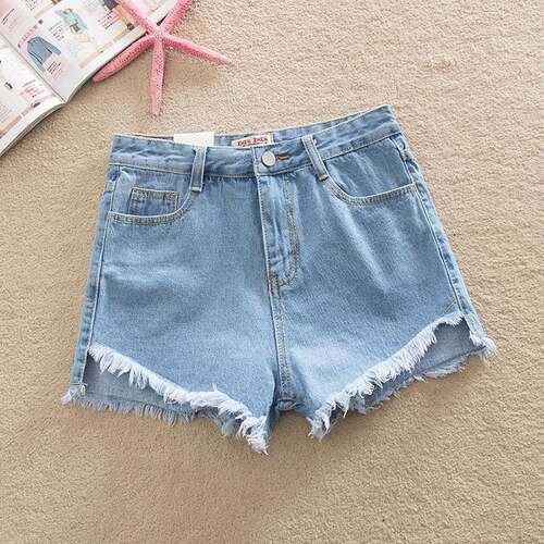2020Women Summer Sexy Denim Shorts Short Jeans Pants Ragged - 图2