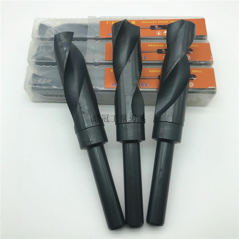 小柄钻头高速钢1/2等柄钻缩柄钻直柄麻花钻25 26 28 30 34-39mm - 图0