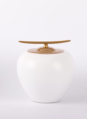 现代新中式陶瓷罐摆件客厅博古架摆设样板房客厅玄关电视柜装饰品