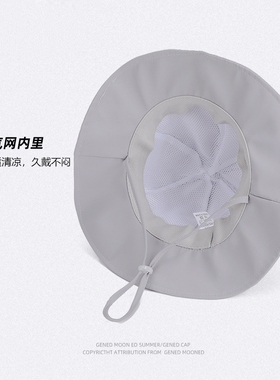 春夏款儿童遮阳盆帽软萌