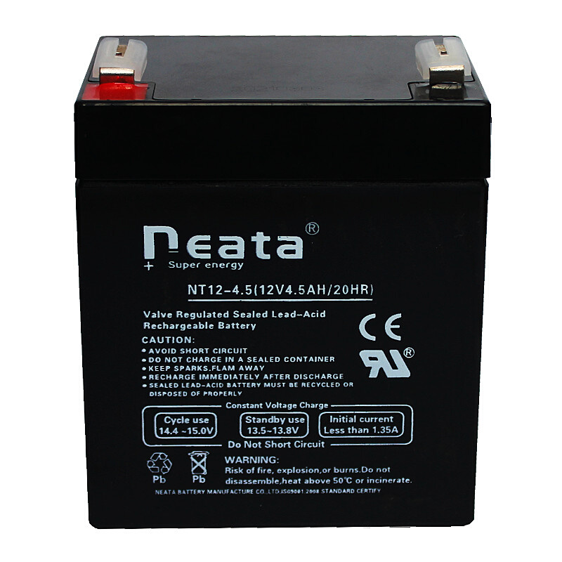 NEATA12V4.5AH5.5铅酸蓄电池广场舞户外音响门禁NT12-4.5电瓶 - 图3