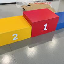 Adult Children Competitions Podium Podium Assembled Award Desk Wooden Hair Award Bench Athletic and Athletics Manufacturers
