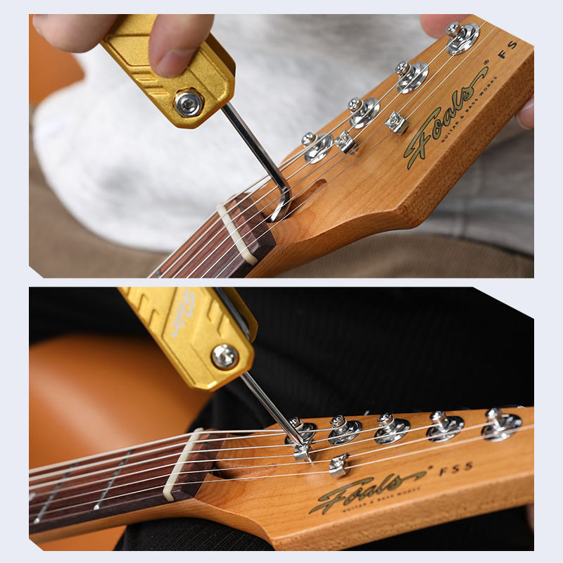 FOALS乐器电吉他贝斯多功能六角扳手组合维修调琴调节工具AW12 - 图0