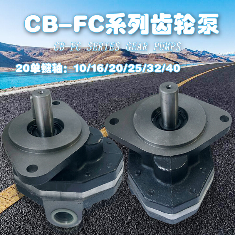 齿轮泵 行走泵CB-FC20 25 32 CB-FC40 CB-FC50 63 泵站液压油泵 - 图2