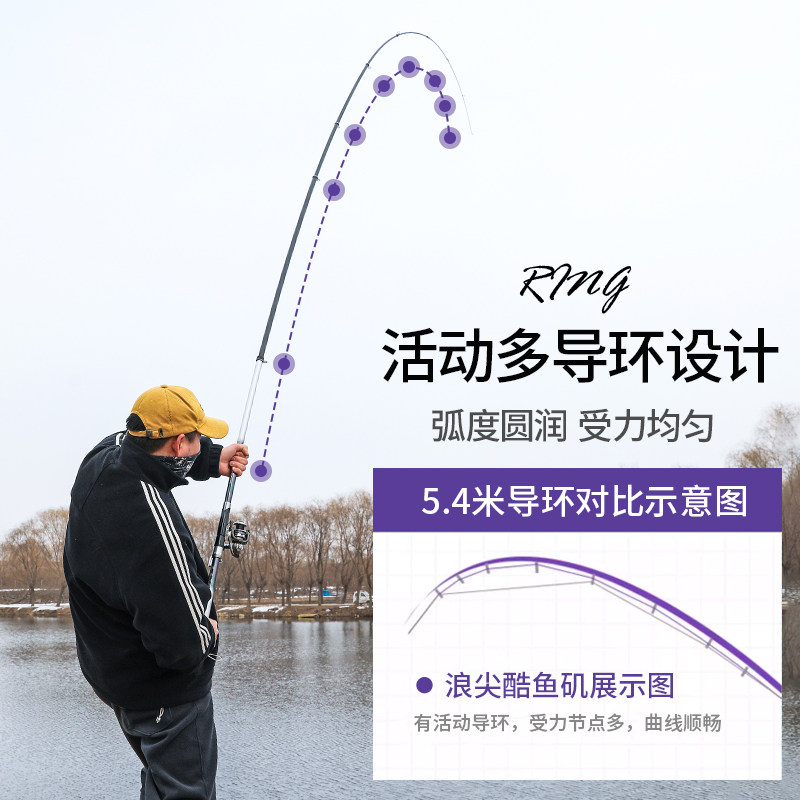 浪尖酷渔矶竿矶钓竿碳素超轻超硬远投滑飘大导环矶竿手海两用鱼竿,淘宝优惠券,粉丝福利购,淘宝优惠卷