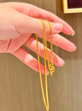 金包银肖邦链项链搭配吊坠