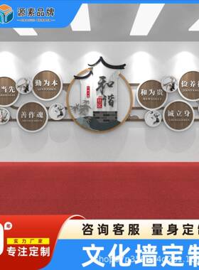 社区文化墙设计立体亚克力公司形象墙会议室办公室风采墙楼梯党建