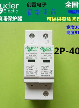 正品电涌保护器1P2P家用3P4P三相4线380V工业光伏浪涌SPD防雷避雷