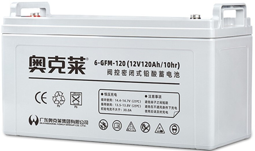 奥克莱AOKLY蓄电池6GFM6512V65AH12A17A24A33A38A40A50A100AH200A - 图1