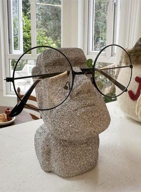 创意搞怪眼镜支架眼镜托抽象小众办公室摆件眼镜店搁架桌面装饰品