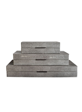 新中式现代简约样板房间首饰盒摆件F售楼处家居卖场收纳储物装饰