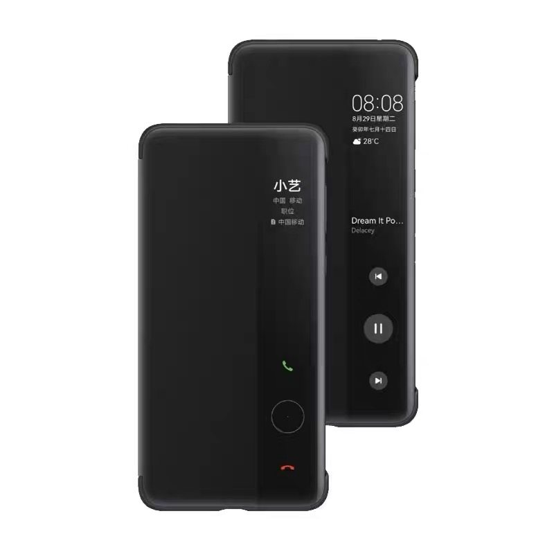 适用于华为mate60pro手机壳原装智能翻盖式磁吸休眠全包防摔保护套mate60/pro+官方正品商务皮夹超薄保护壳5G