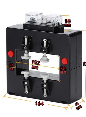 丁本开合式电流互感器开口式方孔铜排分离式开启式三相交流4000/5