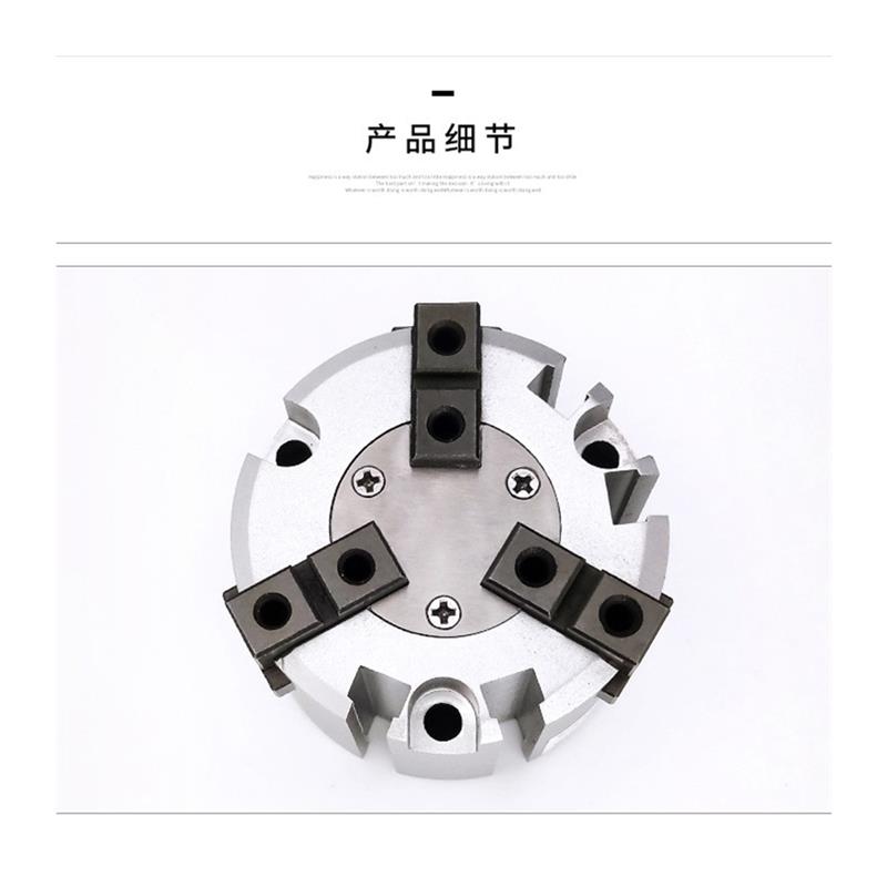 SMC型二爪三爪四爪夹头夹爪气缸手指夹具加长型MHS3-16D20D32D50D - 图2