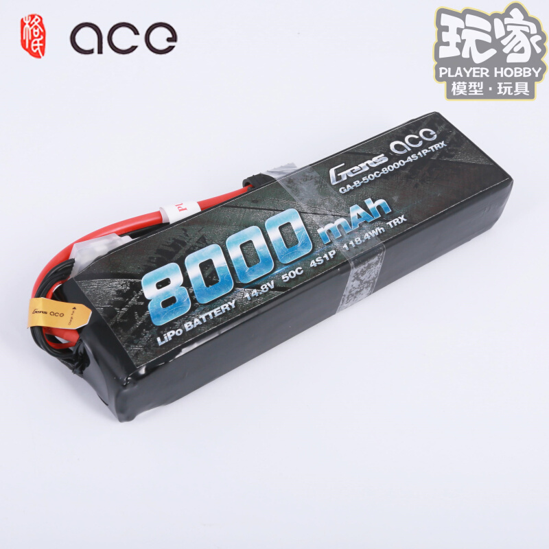 ACE格氏4S 8000MAH 14.8V 50C GENS锂电池XRT匹配大X X-MAXX 4S1P - 图0