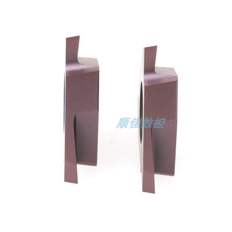 卡簧槽数控刀片斜口切槽刀头TGF32R150-24度单侧斜12度通用耐磨好 - 图0