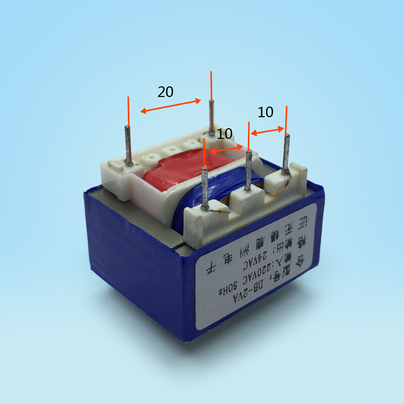 插针变压器2W 380V 220V转12V6V9V10.5V18V24V110V单双PCB卧式5针-图1