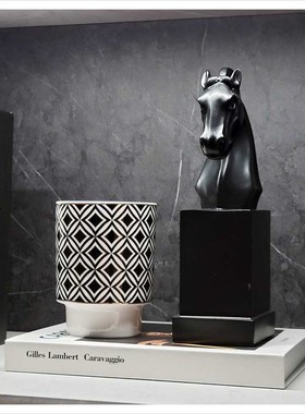 陶瓷树脂玄关摆件轻奢简约