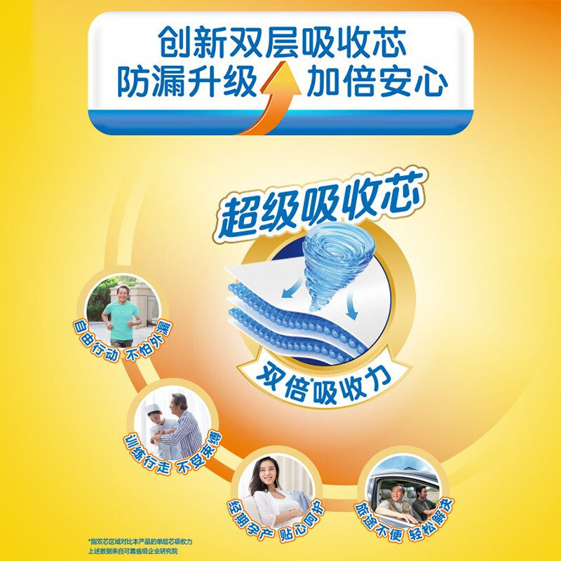 可靠吸收宝成人拉拉裤M/L/XL单包老年人男女用内裤型纸尿裤中大码,淘宝优惠券,粉丝福利购,淘宝优惠卷