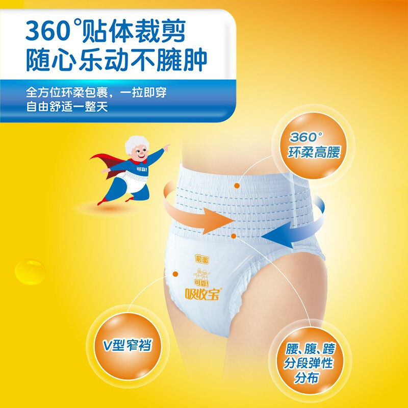 可靠吸收宝成人拉拉裤M/L/XL单包老年人男女用内裤型纸尿裤中大码,淘宝优惠券,粉丝福利购,淘宝优惠卷