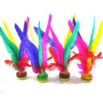 Duvek shuttlecock Sub-size Goose Feather colour Competition Shuttlecock Bull Fastball Bottom Splined Children Shuttlecock SHUTTLECOCK 5 only