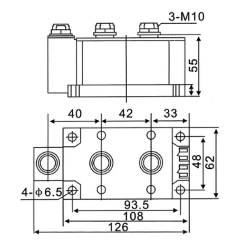 MTC500A1600V 上海山社可控硅模块 MTC500-16 MTX500-12-14-18-20 - 图1