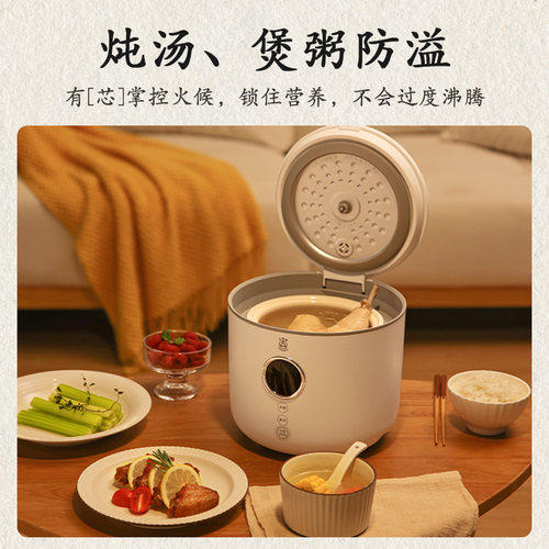 三角牌电饭煲家用2到3人迷你电饭煲2升智能2-3人电饭锅小型1到2人 - 图2
