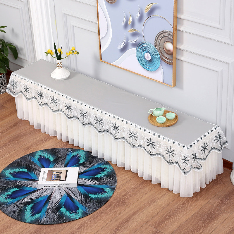 新款电视柜罩套全包蕾丝长方形电视柜防尘罩防水防油防烫客厅简约,淘宝优惠券,粉丝福利购,淘宝优惠卷