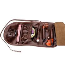 OLDFOX genuine leather roll laminated cigarette bucket travel portable cortical double take the cigarette bucket with the handbag to contain the roll bag