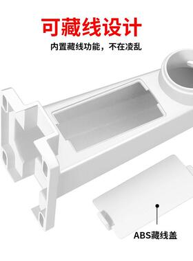 半球监控抱箍支架室内壁装海康大华摄像头通用铝合金支架收纳底座