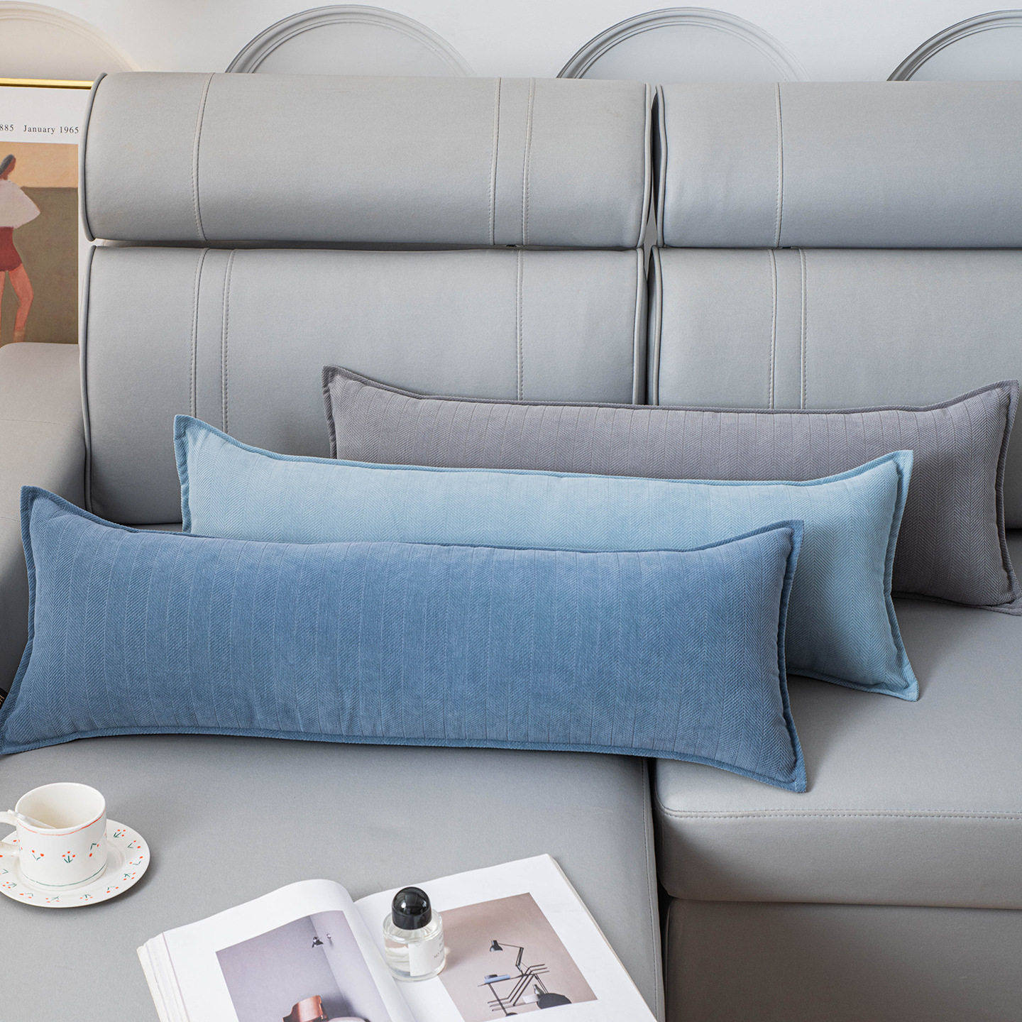 长条靠背垫沙发抱枕客厅靠垫靠枕套长方形不含芯护腰枕睡觉枕头枕,淘宝优惠券,粉丝福利购,淘宝优惠卷