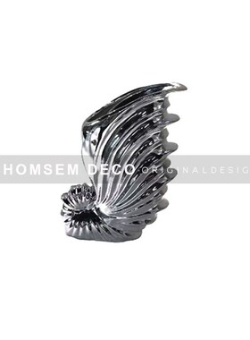 样板间客厅电视柜轻奢水晶座钟几何组合摆件书房博古架酒柜软装饰