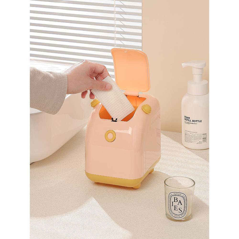 桌面垃圾桶可爱小号按压式带盖纸篓迷你家用卫生间垃圾筒客厅卧室,淘宝优惠券,粉丝福利购,淘宝优惠卷