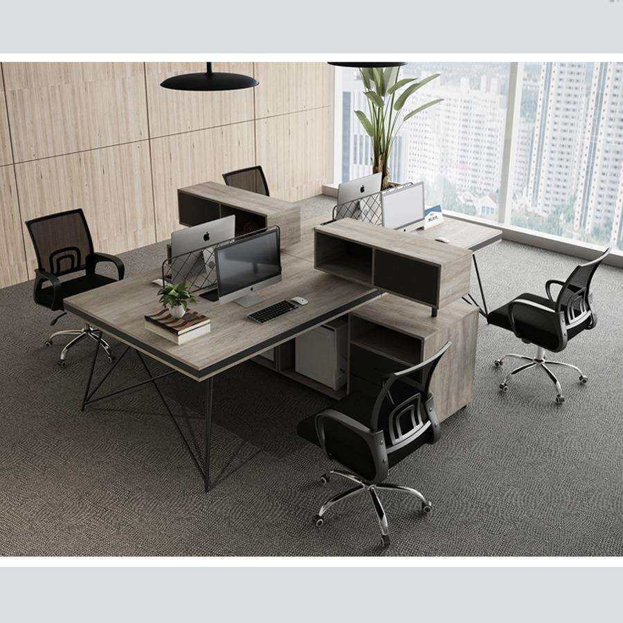 职员办公桌椅电脑组合财务员工位46人卡位简约工业屏风办公家具,淘宝优惠券,粉丝福利购,淘宝优惠卷