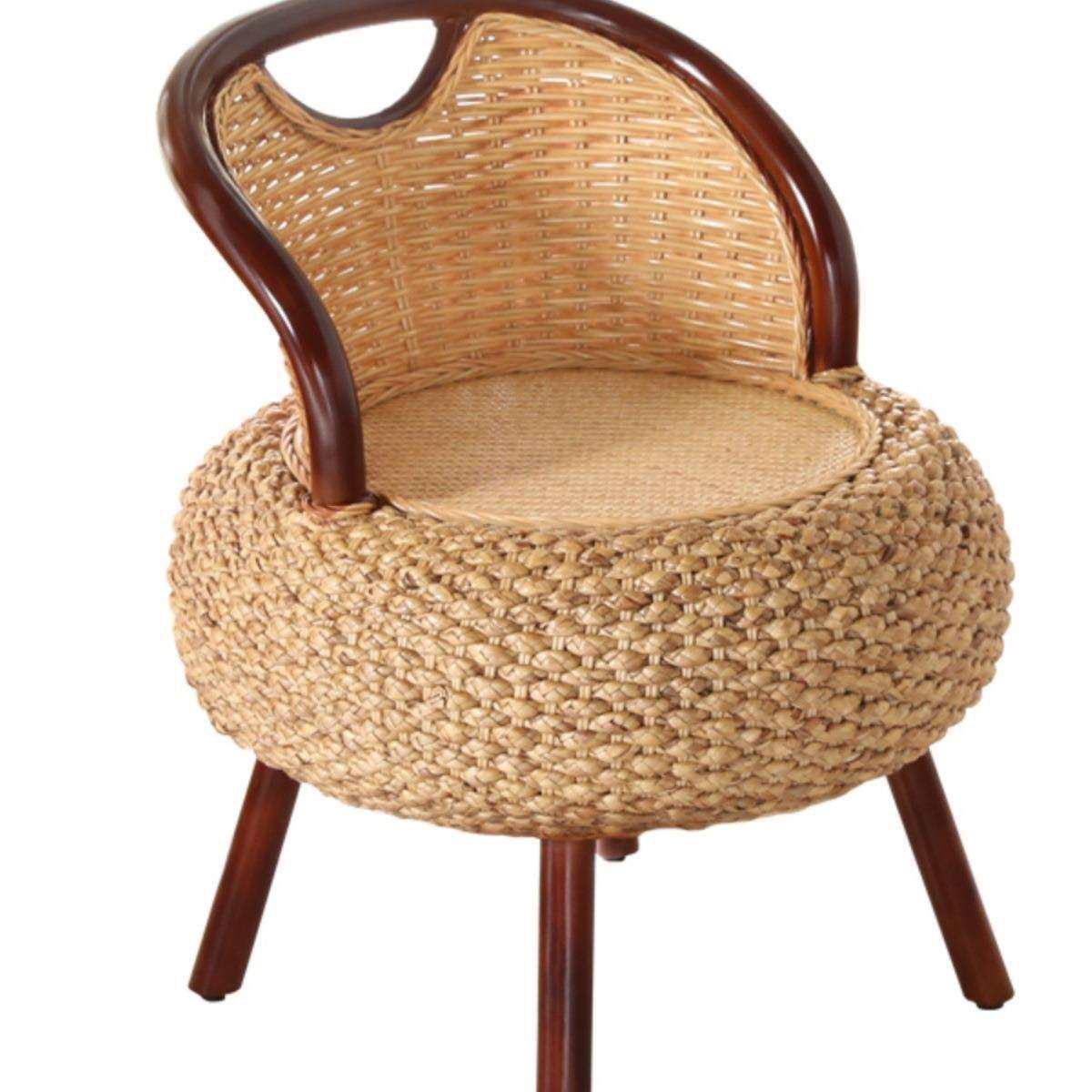 家用阳台藤椅单人靠背椅编织三件套懒人藤椅现代简约藤编小椅子,淘宝优惠券,粉丝福利购,淘宝优惠卷