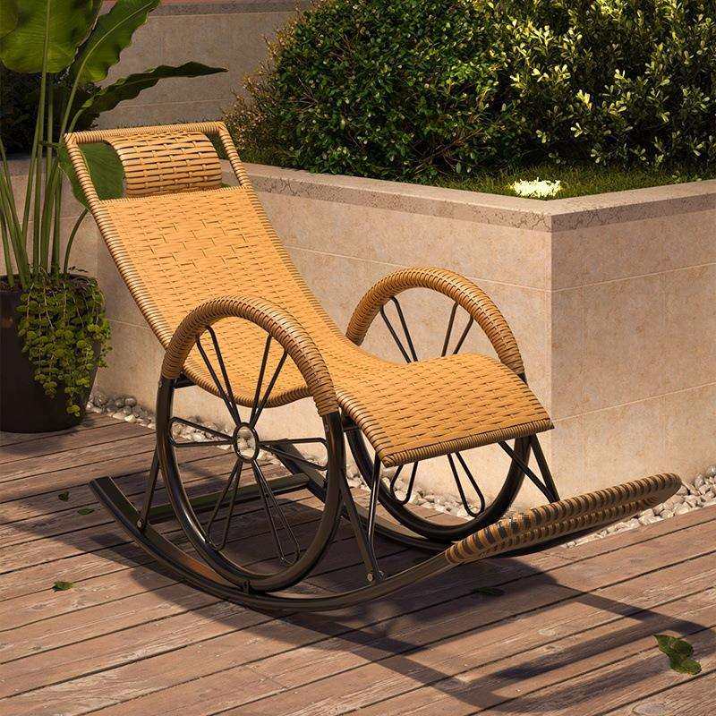 W*摇摇椅大人躺椅阳台休闲午休午睡逍遥椅老人藤椅懒人靠背摇,淘宝优惠券,粉丝福利购,淘宝优惠卷