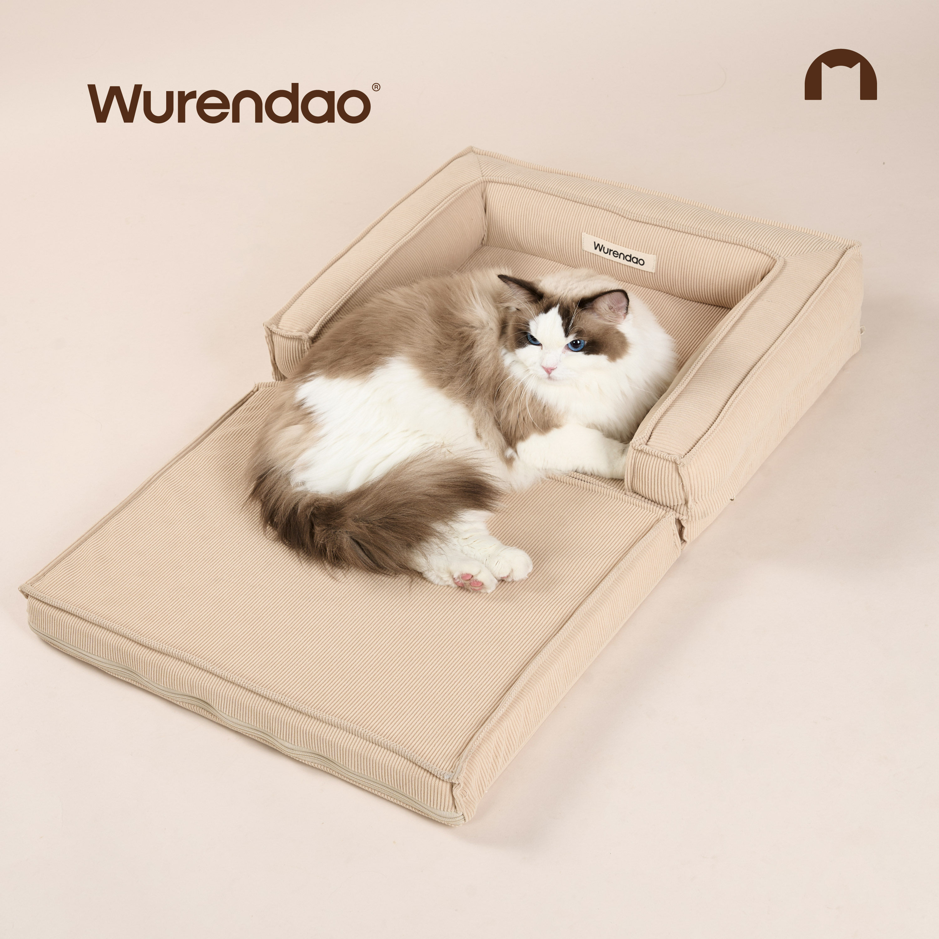 wurendao无人岛猫窝冬加厚冬日猫咪睡窝保暖冬用绒绒时刻折叠沙发,淘宝优惠券,粉丝福利购,淘宝优惠卷